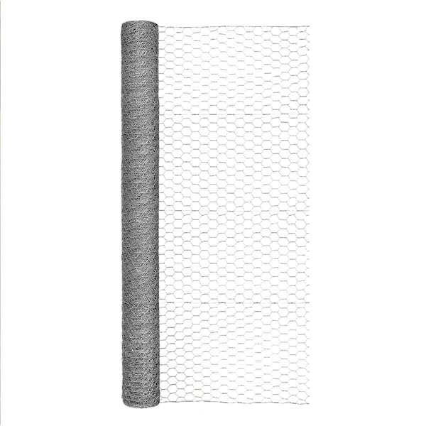 Garden Zone Garden Craft 48 in. H X 50 ft. L Galvanized Steel Poultry Netting 1 in. 164850 - main
